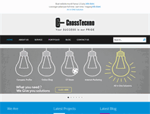 Tablet Screenshot of crosstechno.com